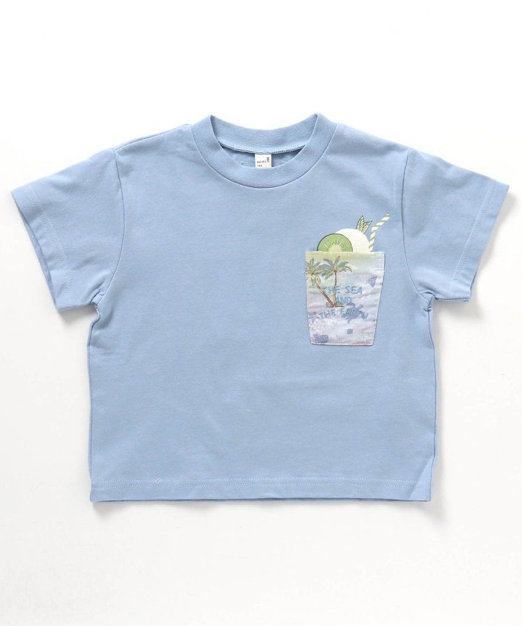 日本 apres les cours - 夏日印花清爽短袖上衣-三色冰淇淋-橘粉