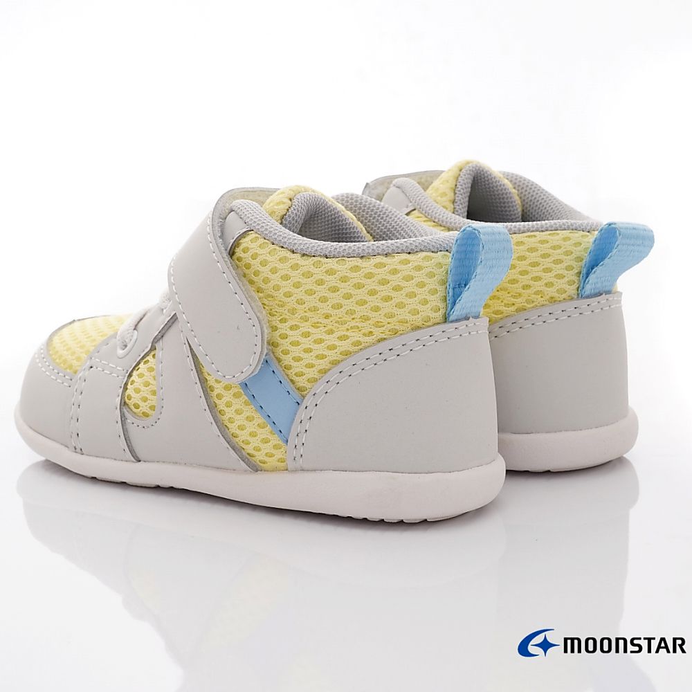 Moonstar日本月星 - 寶寶護踝學步款(寶寶段)-學步鞋-黃