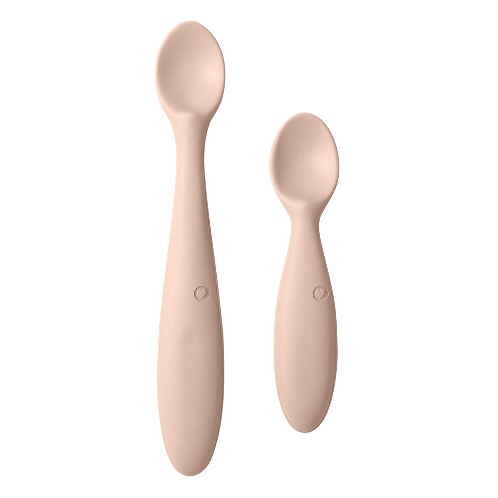 丹麥BIBS - Spoon Set 學習湯匙-腮紅-2入