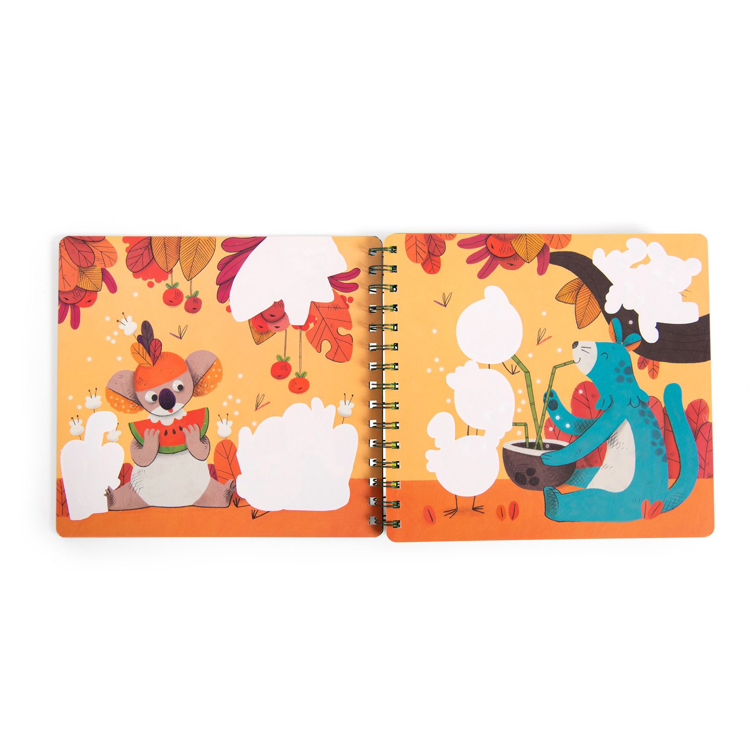 Moulin Roty - 叢林魔法水畫冊