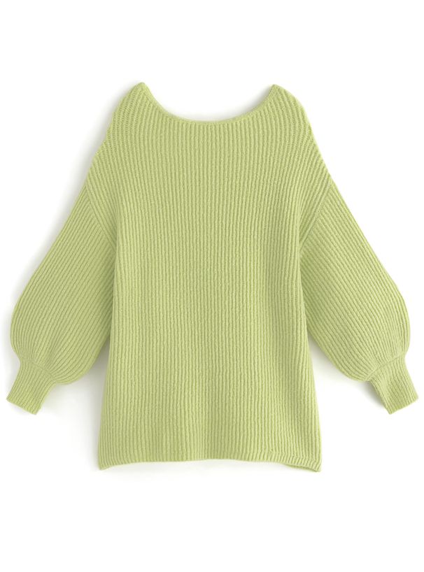 日本 GRL - 大圓領露肩針織短版洋裝-可可棕 (F)