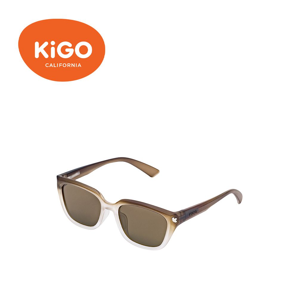 抗UV超輕量偏光太陽眼鏡-摩卡棕-(3-6Y)