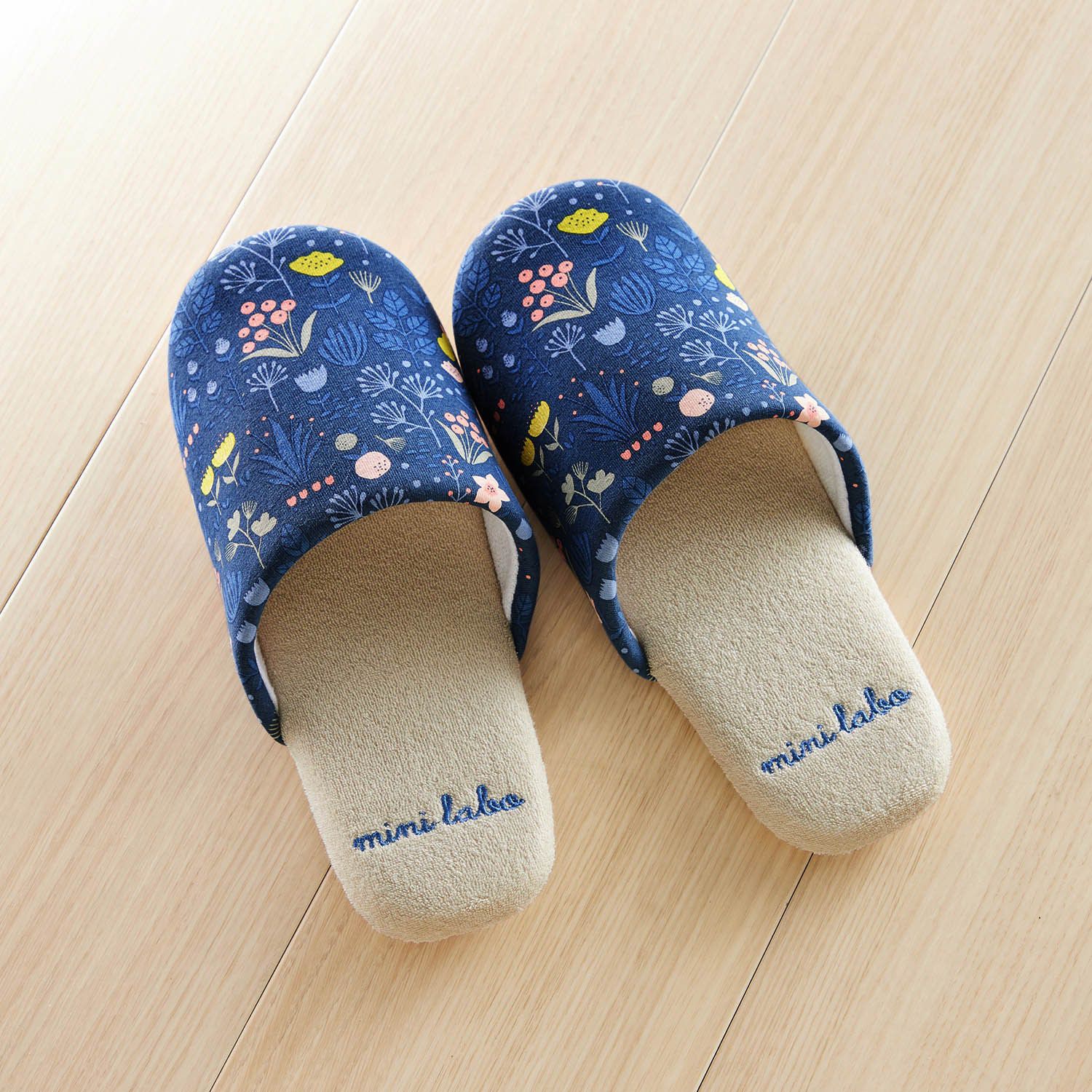 日本千趣會 - mini labo 質感室內拖鞋-週日在鄉村 (23-25cm)