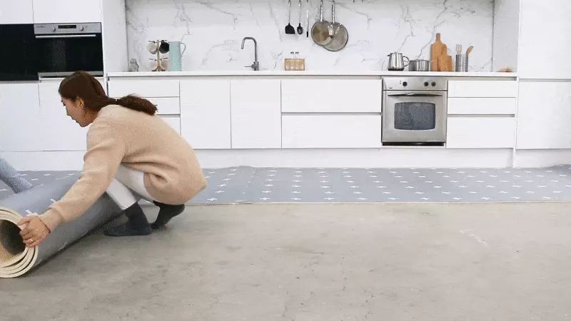 韓國 GGUMBI/DreamB - GGUMBI/LICOCO DIY可裁式地墊-200x140cm(人字花紋)