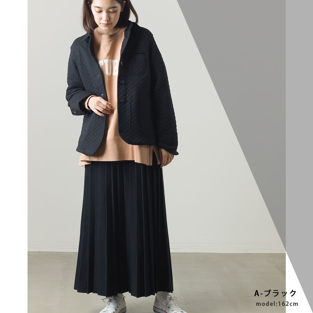 日本 OMNES - 時尚菱紋鋪棉西裝外套-卡其