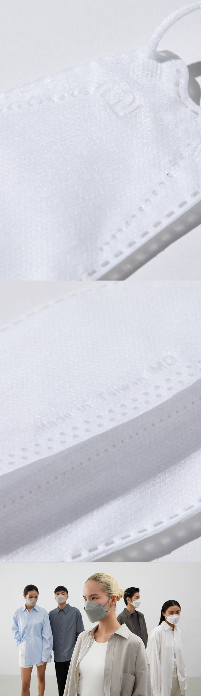 EVERY BREATH - 成人醫療級4D立體口罩/一心一罩/雙鋼印/台灣製-D壓差-輕盈白-10入/盒(未滅菌)