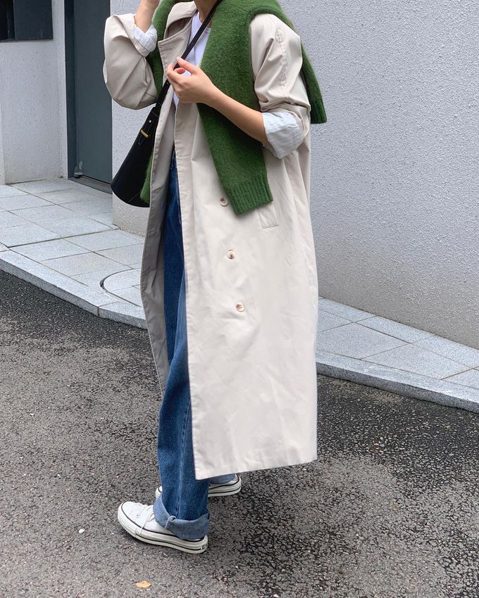 韓國lemego - 牛皮時尚簡約水桶包(Igeo)-黑色