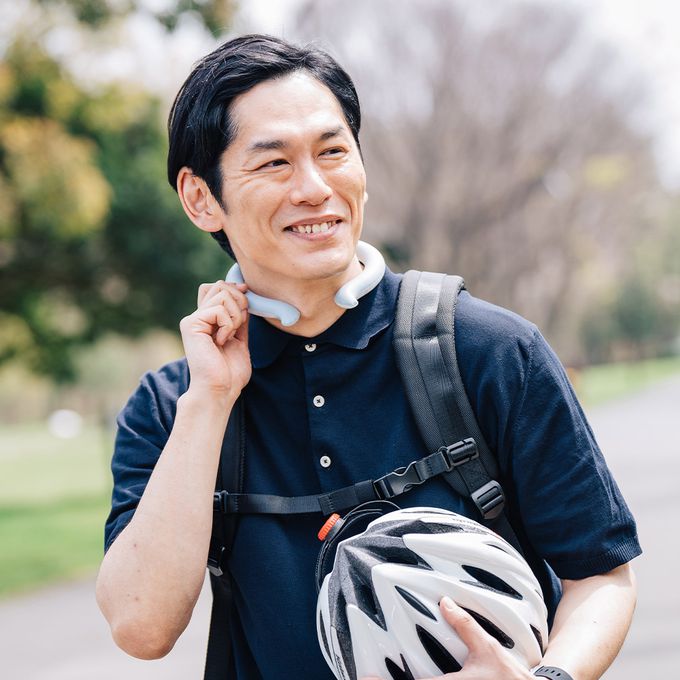 ICE RING - 涼感環-藍色車車BL-S(建議6~7歲以下孩童)