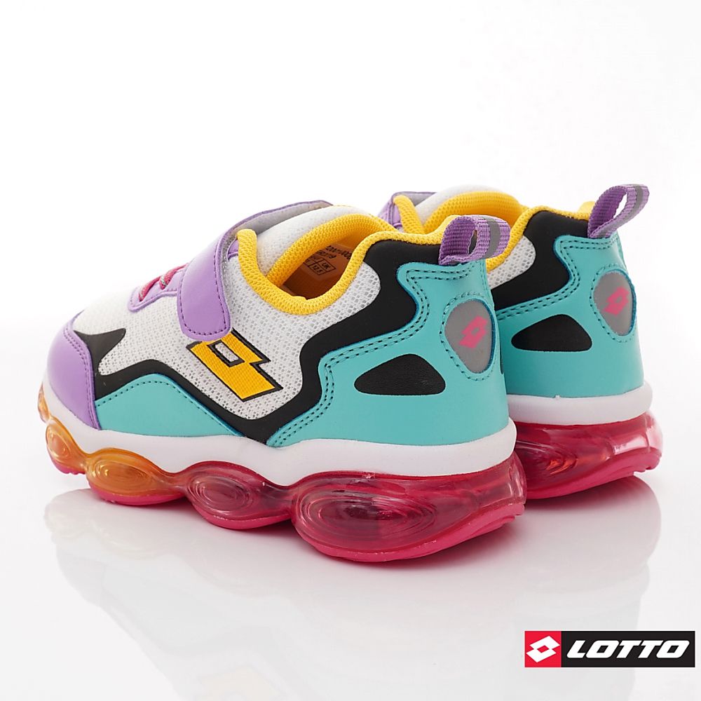 LOTTO樂得 - 樂得-氣墊避震跑鞋款-(中大童段)-運動鞋-白紫綠