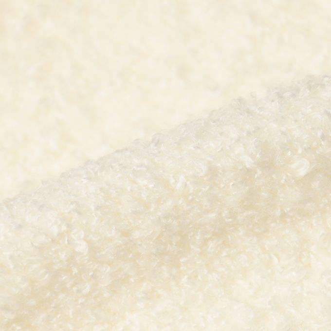 akachan honpo - 毛茸茸柔款針織帽-白色動物-白色