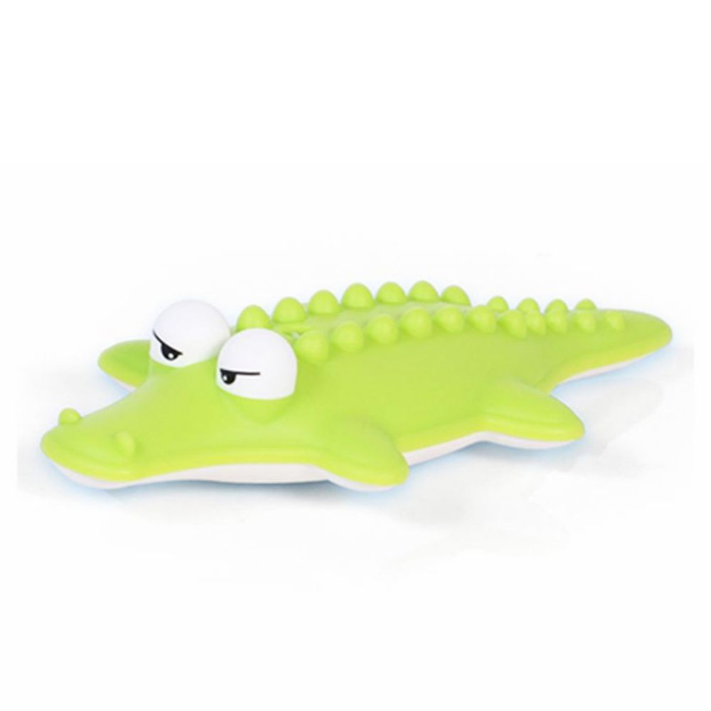 韓國 sillymann - 100%鉑金矽膠小鱷魚澡玩具