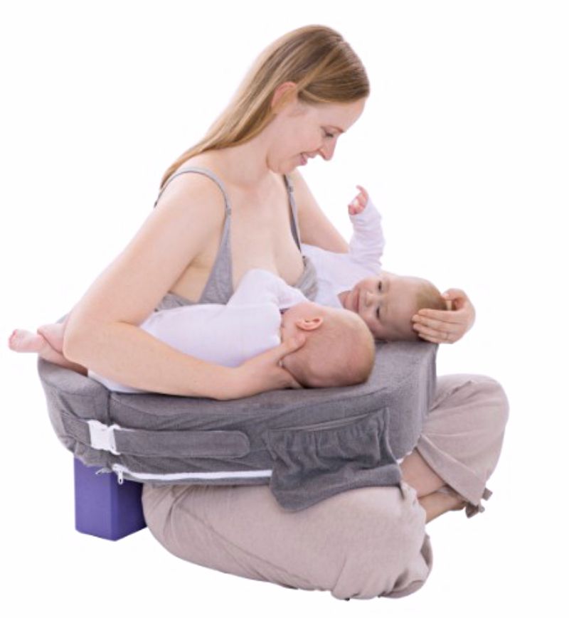 O型哺乳枕＆小蜜蜂二合一包巾！買包巾加贈紗布手帕！