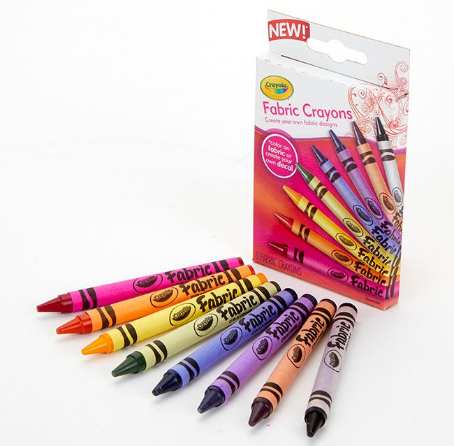 Crayola繪兒樂 - 布料彩繪蠟筆-8色