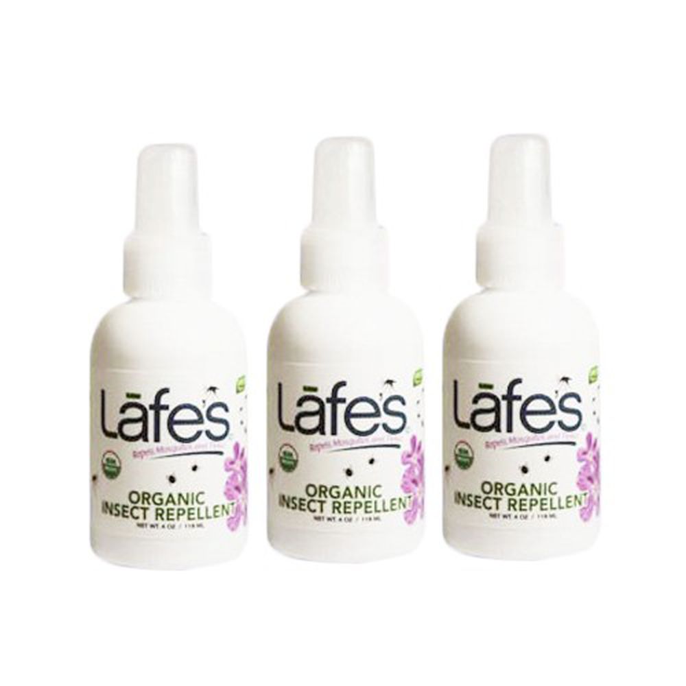 美國 Lafe's organic - 有機全家防蚊液-118ml*3入