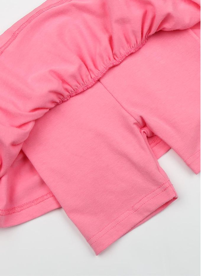 韓國 OZKIZ - 鬆緊腰層次蛋糕短褲裙-薰衣草紫