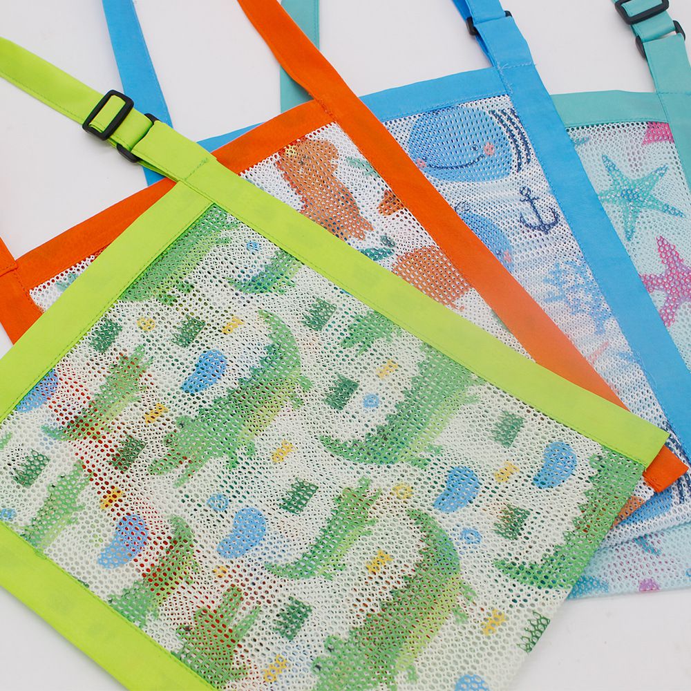 印花兒童斜背玩沙包-鱷魚-綠色 (23x28cm)