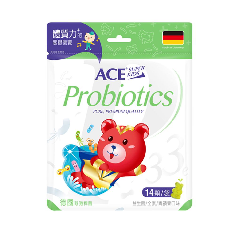 ACE - ACE SUPER KIDS 33e益生菌軟糖(14顆/袋)-39.2公克/袋
