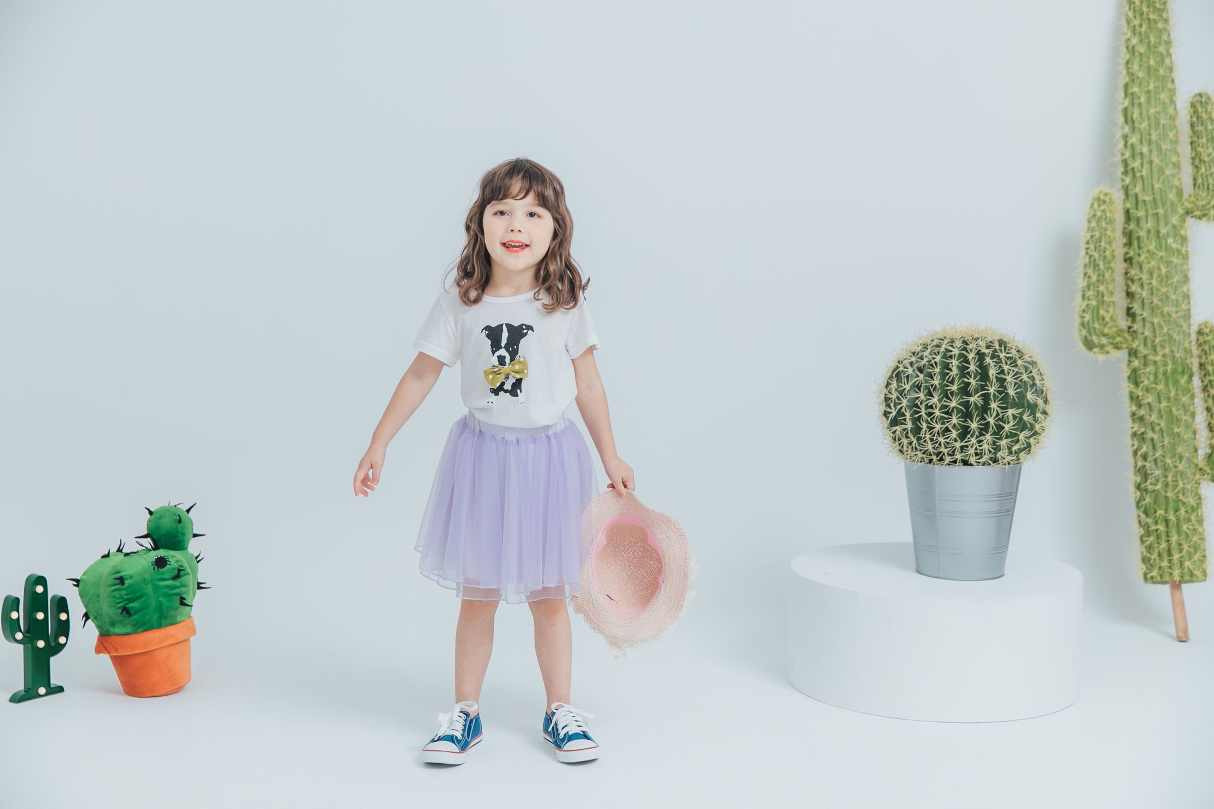 Peachy - 北鼻款*獨家訂製綿柔空氣紗裙-短裙款-溫柔灰