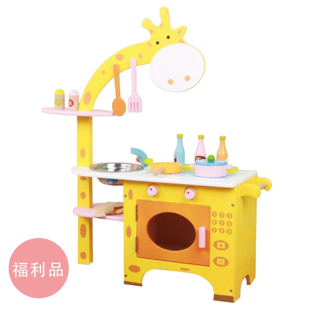 親親 Ching Ching - 福利品-長頸鹿廚房木製玩具組 MSN15029