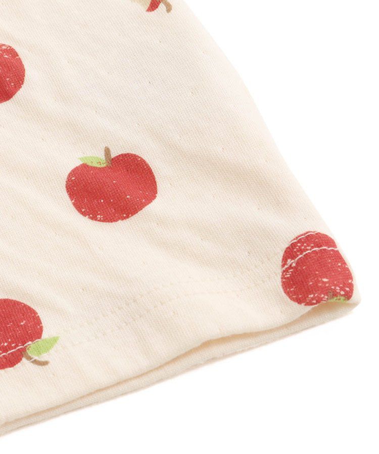 日本 BREEZE - 荷葉肩蘋果圖案成套家居服-青蘋果