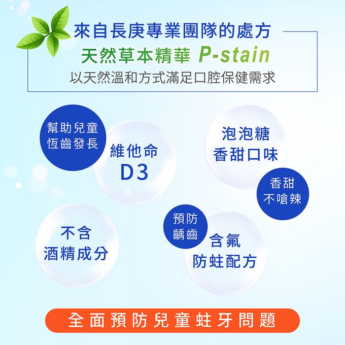 台塑生醫 - 固齒健 兒童維他命含氟 漱口水 (3-12歲兒童專用) (10g*10入/盒) X 3盒