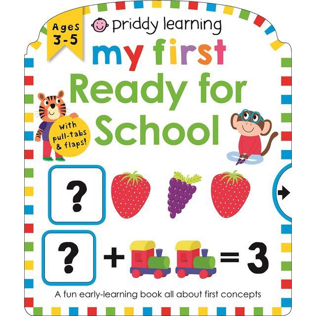 Priddy Learning: My First Ready for School 我的第一本學前學習書 (厚頁書)