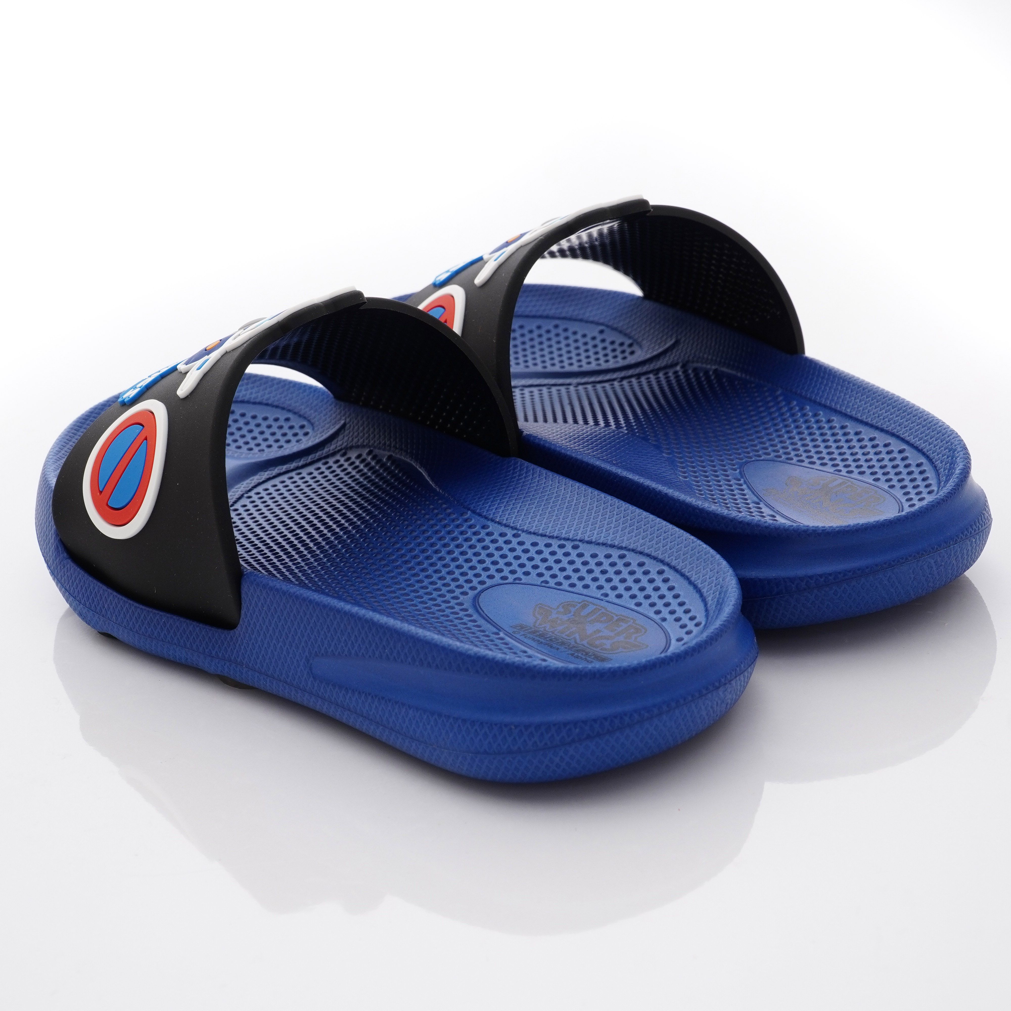 Super Wings - 卡通童鞋-保羅輕量拖鞋款(中小童段)-深藍