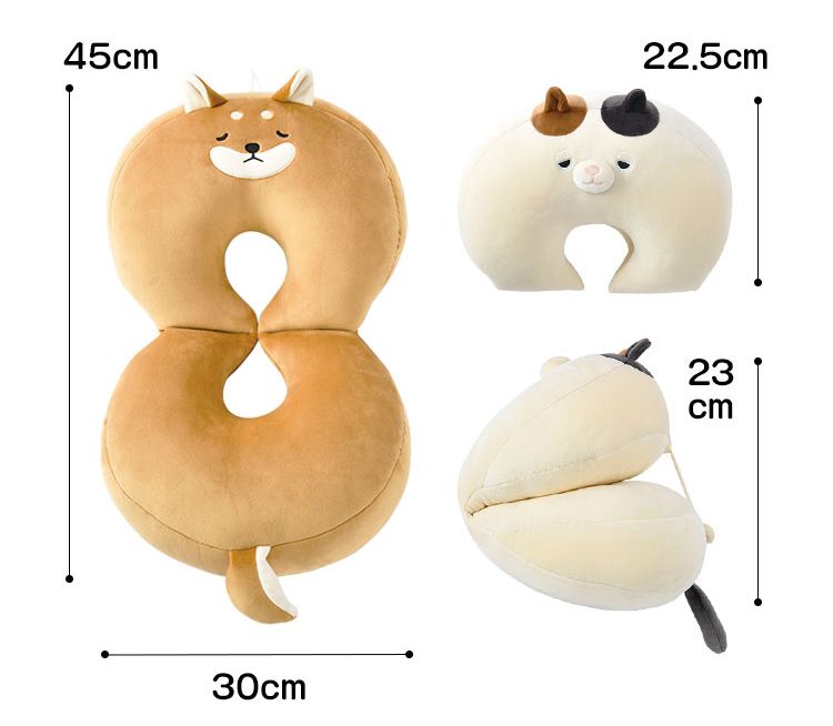 挺胸不駝背！日本 LIV HEART ♡ 坐姿調整抱枕，動物造型超療癒