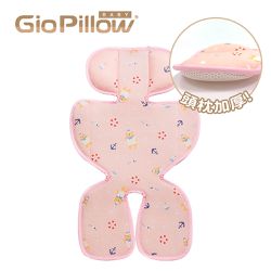 韓國 GIO Pillow - 超透氣推車/汽座座墊-豪華款-水手熊粉