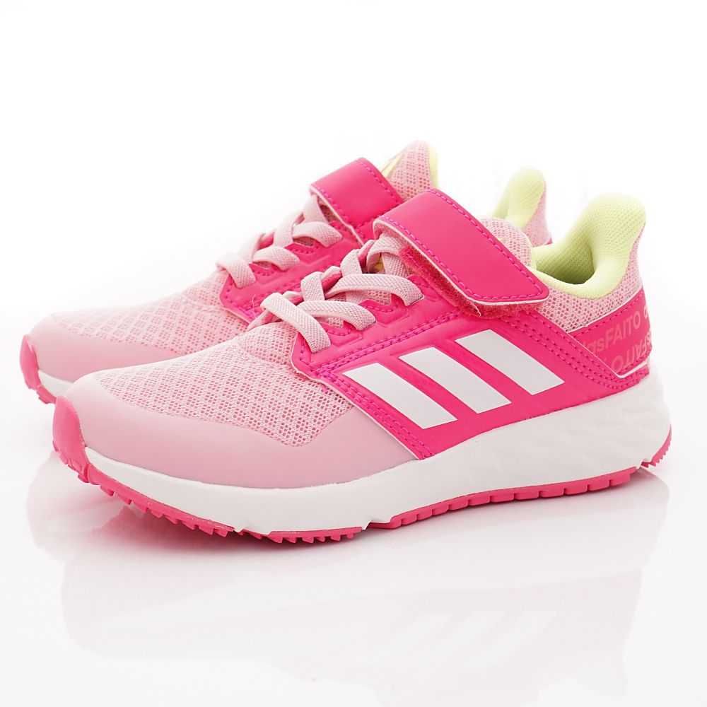 adidas - 愛迪達童鞋-超輕運動慢跑鞋(中大童段)-粉
