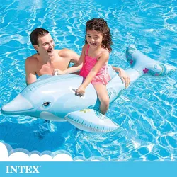 INTEX - 小花海豚座騎(175x66cm) 適3歲+(58535NP)