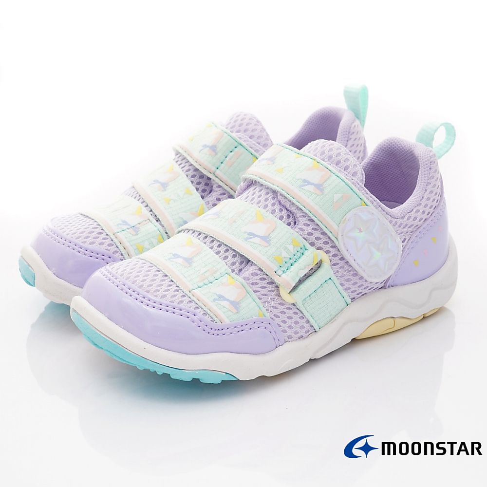 MOONSTAR日本月星 - 速乾公園鞋/休閒鞋(中小童段)-紫