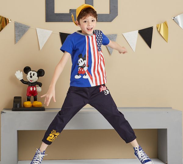 麗嬰房 Disney - 米奇系列俏皮愛運動-靛藍
