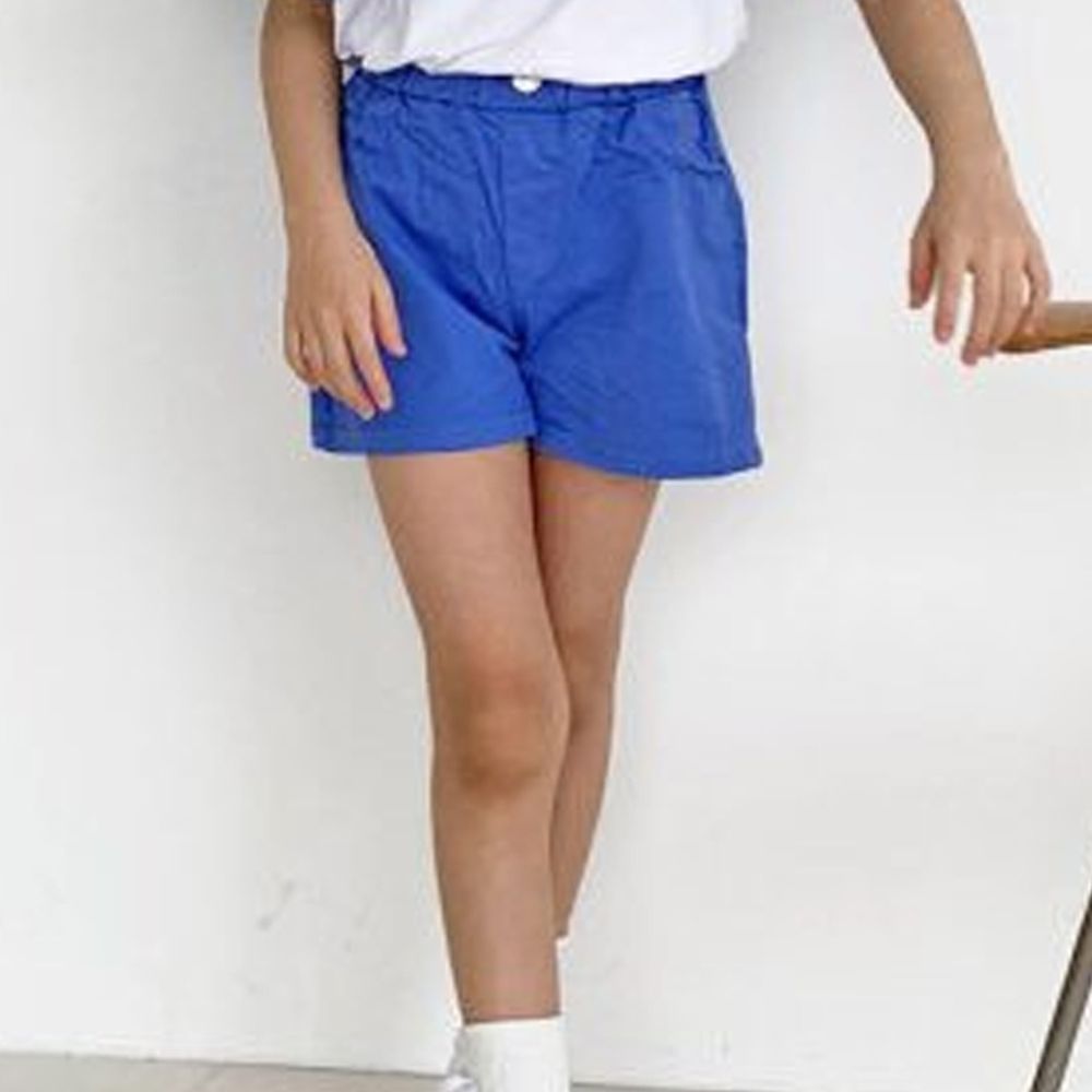 韓國 PINK151 - 彈性小短褲-藍