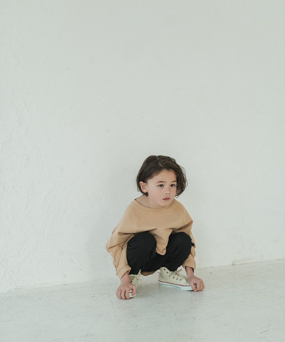 日本 riziere - 純棉Oversize風大學T-氣質杏