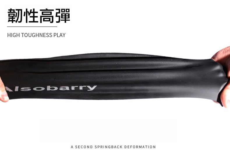 純色矽膠防水泳帽-淺藍色 (頭圍54-58cm)