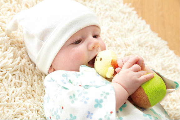 日本 Combi - 舒敏保養組-(舒敏乳液230ml+護臀膏70ml+小熊手搖鈴絨布玩具)