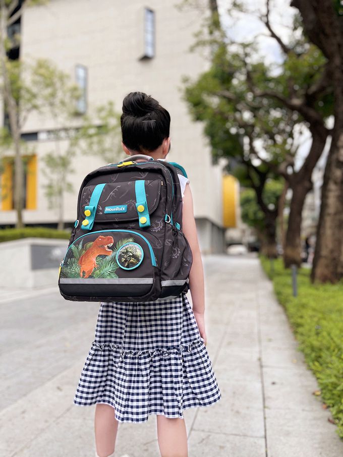 MoonRock - 護脊書包-SP1 恐龍世紀-LED胸扣2023款 適用身高:95-140cm-19L
