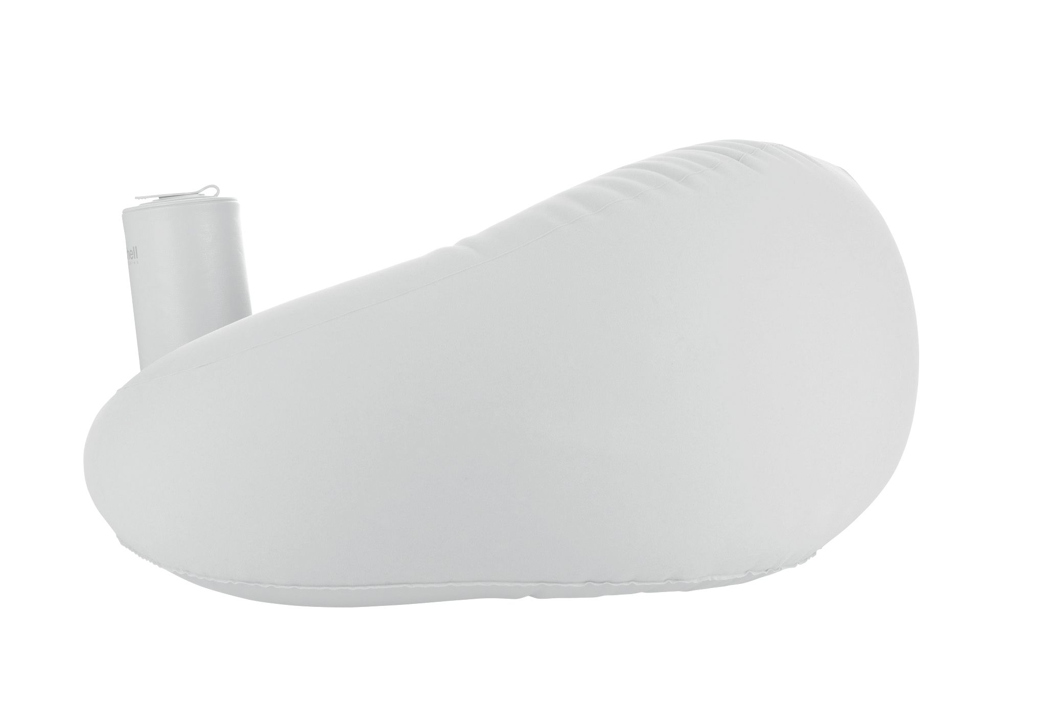 日本 Richell 利其爾 - 絨毛泵浦充氣椅-充氣絨布面-灰-適用7m~2y