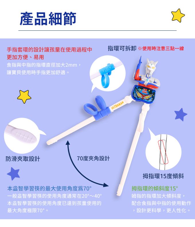 學習筷立體公仔超人力霸王