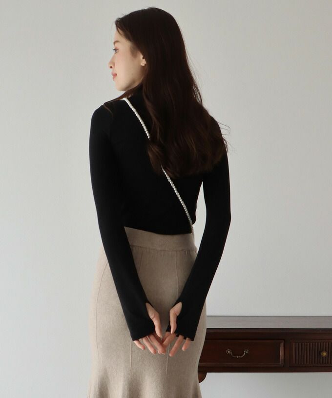 日本 BLUE EAST - 柔軟彈性長袖內搭上衣-寶藍