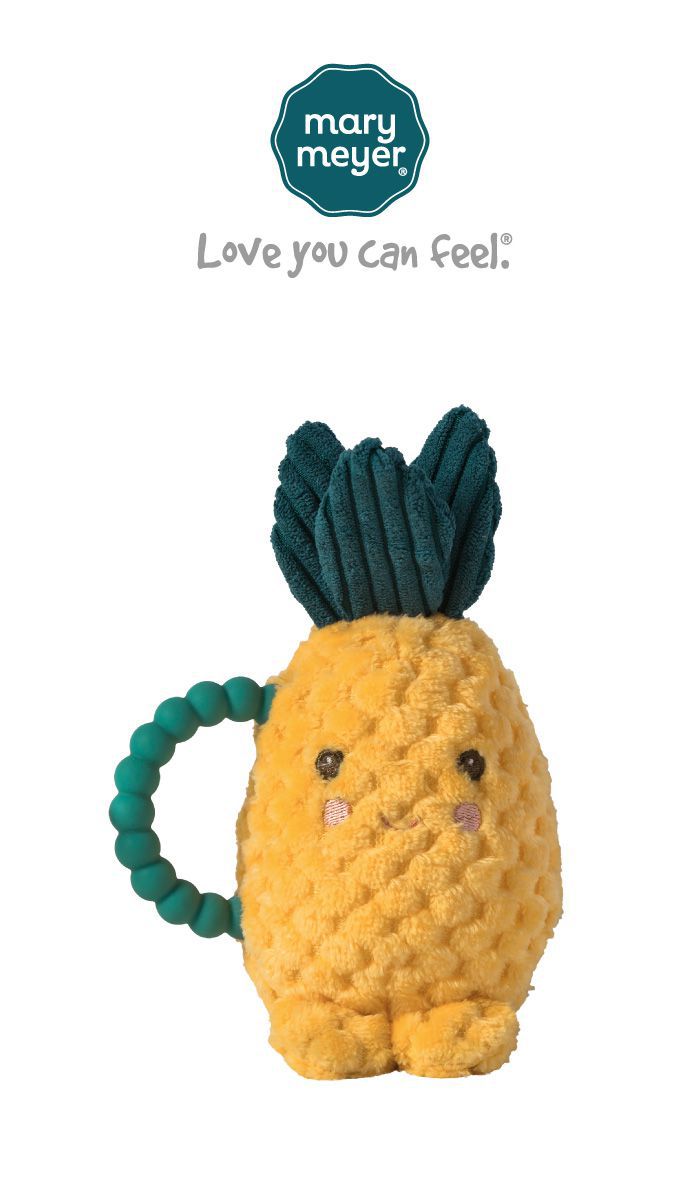 美國 MaryMeyer 蜜兒 - 鳳梨經典禮盒（手搖鈴＋安撫巾）