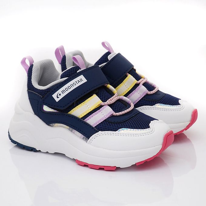 Moonstar日本月星 - 運動系列機能童鞋-MSCNC3265深藍(中大童)-運動鞋-深藍