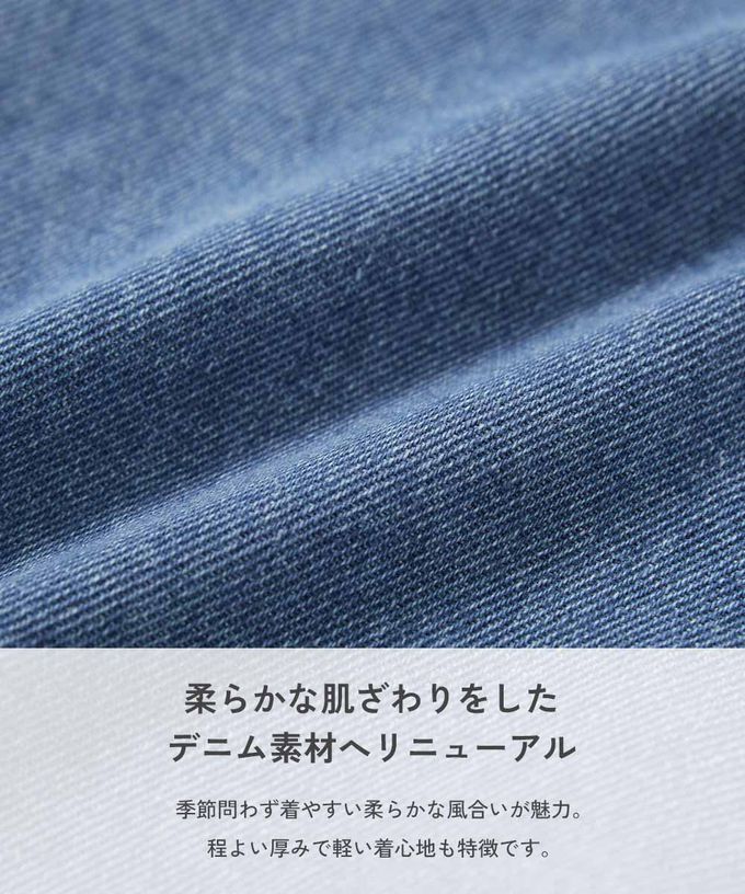 日本 devirock - 帥氣大口袋畫家風丹寧五分褲-藍