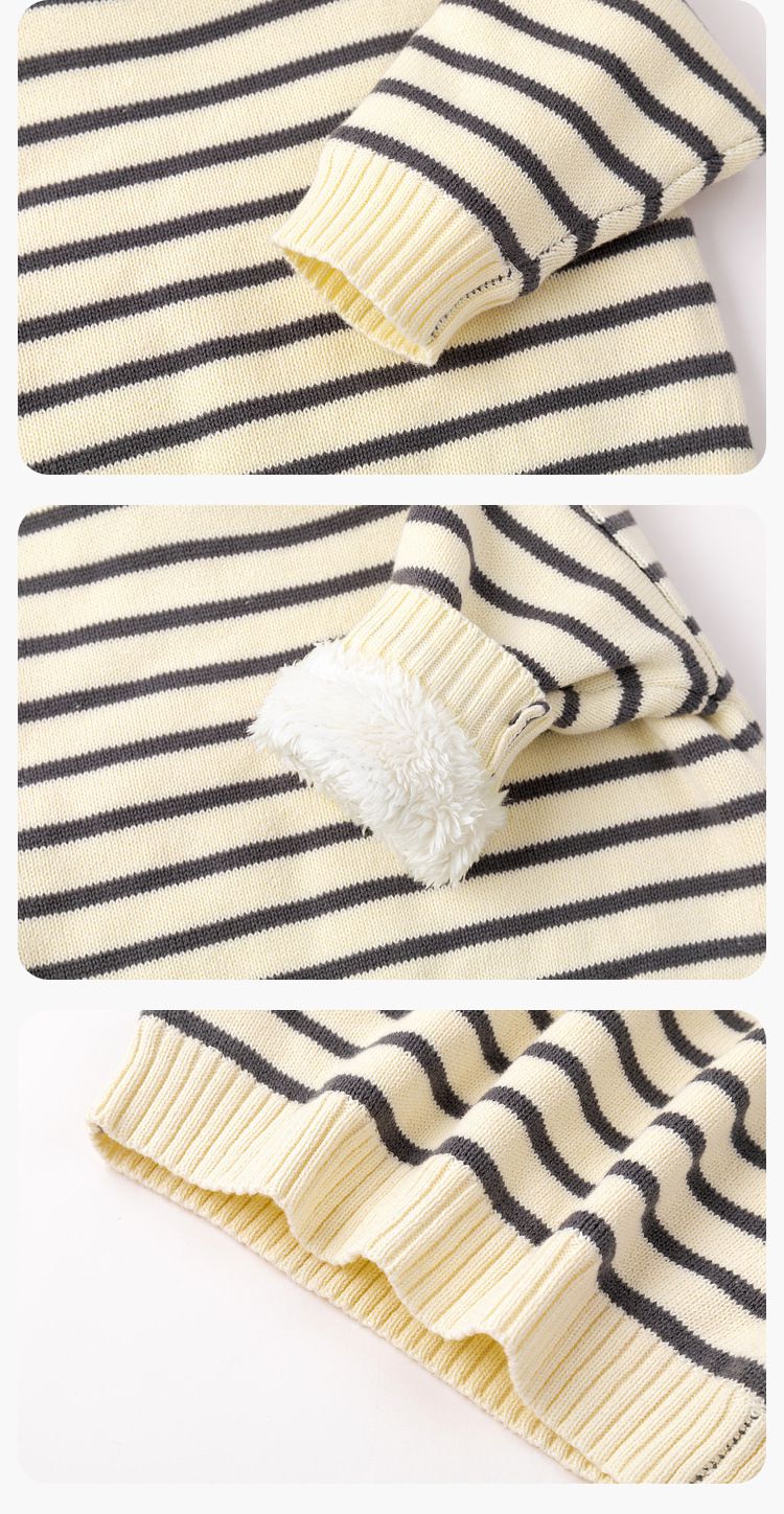 喜氣拜年暖暖短絨吊帶長褲-萌萌大眼龍-紅色