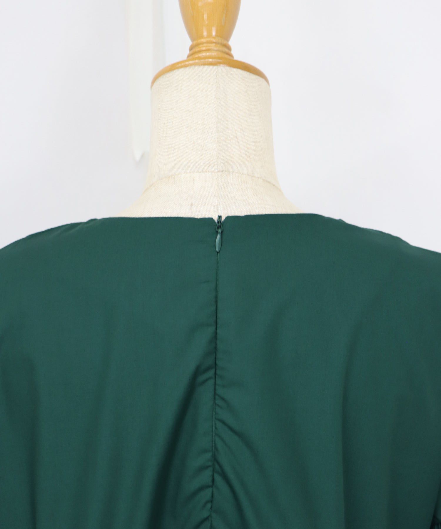 日本 BLUE EAST - 楊柳拼接五分袖上衣-奶茶