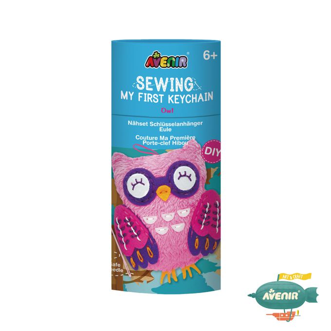 德國 Avenir Kids 艾維尼 - AK-S 縫工-我的守護小夥伴,貓頭鷹吊飾