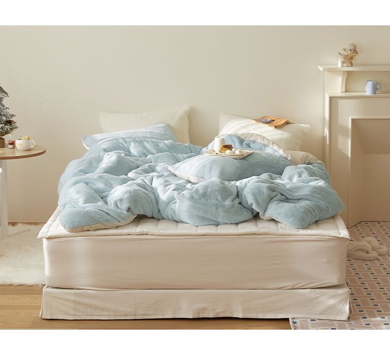 韓國 Maatila - 蓬鬆感高密度絨毛保暖棉被-蘇打雪糕