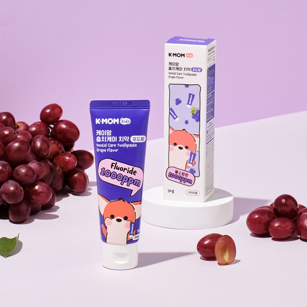 植萃嬰幼兒含氟牙膏-葡萄樂園50g