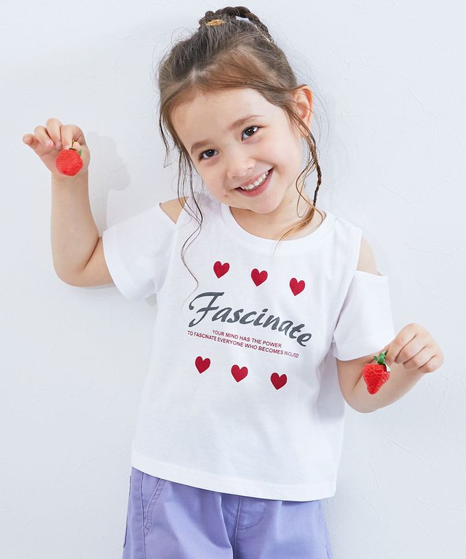 日本 devirock - 女孩運動風設計款短袖上衣-側線-白黑